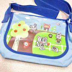 エンジェルブルー　ショルダーバッグ　平成レトロ