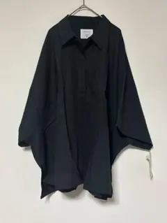 新品タグ付き　cafune カフネ　ブラックシャツ