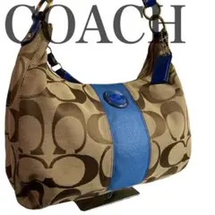 ほぼ未使用 COACH コーチ ショルダーバッグ シグネチャー ワンショルダー