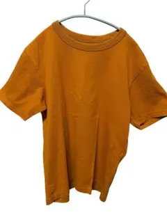 UNIQLO U オレンジ Tシャツ Sサイズ【L0001】