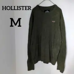 送料込❤HOLLISTER 【M】オリーブグリーン ニット 男女兼用
