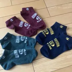 中古　チャンピオン　くるぶしソックス3P