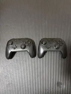壊れ気味Nintendo Switch プロコン2個セット