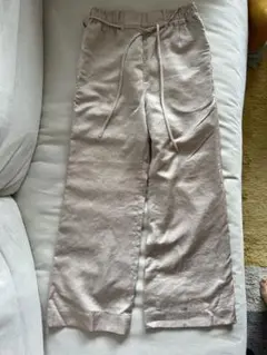 Spick&S pan ベージュ ワイドパンツ ウエストゴム M size