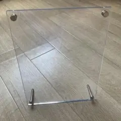 無印良品　クリアアクリルフォトフレーム2枚セット