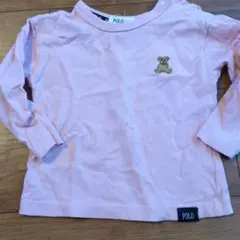 POLO Baby ピンク 長袖カットソー 80