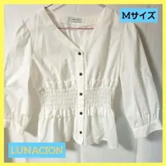 LUNACION ルナシオン ホワイト シャツ Mサイズ