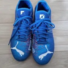 Puma 青 スパイク 22.5センチ