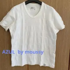 AZUL by moussy Tシャツ 白