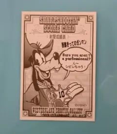 シューティングギャラリー 射撃成績表