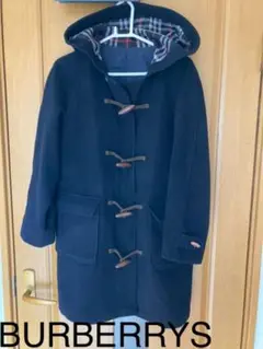 バーバリーズ ダッフルコート ネイビー