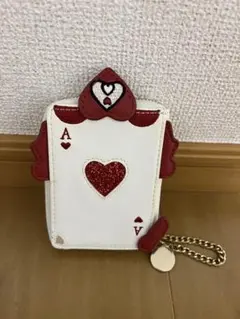 アコモデ 財布 トランプ兵 赤