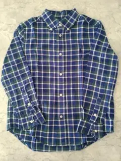 美品✡Ralph Lauren チェック柄長袖シャツ 6/120cm