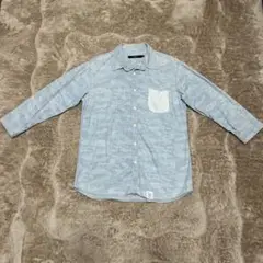 AZUL ライトブルー 長袖シャツ M