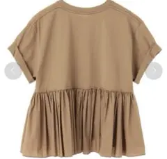 CLANE クラネ　バックフリルTシャツ