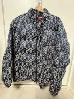 Supreme ダウンジャケット M ネイビー/ホワイト