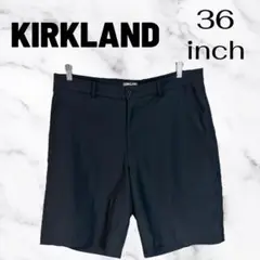 美品✨【KIRKLAND】ストレッチショートパンツ　キレイめ　ネイビー　36