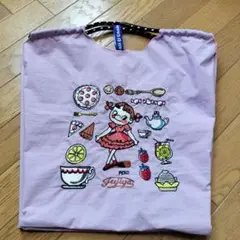 ペコちゃん刺繍ナイロンバッグ