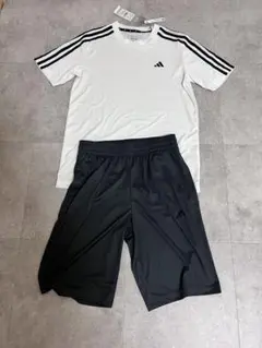 adidas ジャージ上下セット ホワイト/ブラック