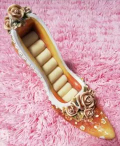 【新品・未使用】ハイヒール　リングホルダー　リングケース　指輪　リングピロー