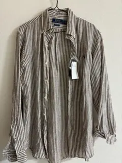 新品/Polo Ralph Lauren /長袖リネンシャツ S