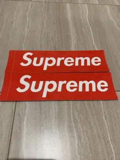 supreme ステッカー ボックスロゴ　2枚セット 1