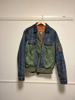 Levi's Premium デニムジャケット MA1 Lサイズ