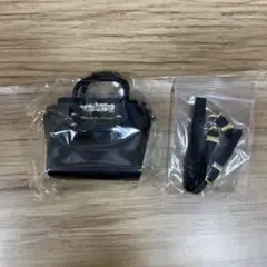 ジルスチュアート ミニビジューロイヤルトートキーホルダーブラック