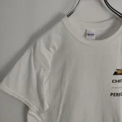 chevrolet ギルダン 半袖Tシャツ ワンポイント シボレー