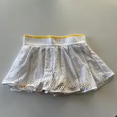 ステラマッカートニー　adidas メッシュテニススカート ホワイト