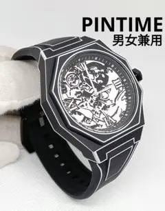 特価中 ■ 新品 PINTIME 漫画デザイン 男女兼用 腕時計