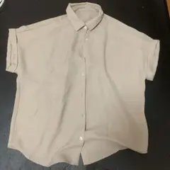 GU 半袖シャツ Mサイズ ベージュ