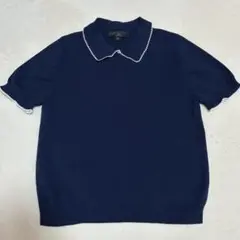ZARA パイピングニットトップス