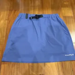 mont-bell 青 スカート ウエスト調整可能