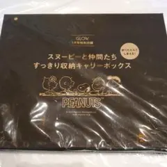 新品 未使用品 スヌーピーと仲間たちすっきり収納キャリーボックス 雑誌付録
