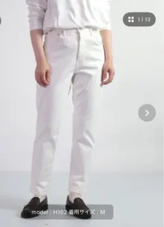 D.M.G　ISKO WHITE REFORM XP 5 P レグレットパンツ