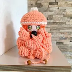 ぬい服　オレンジ4点セット