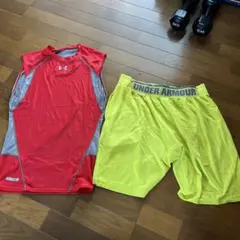 under armor アンダーアーマー　タンクトップ　ショートパンツ　セット