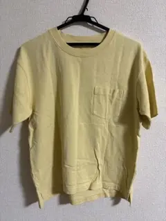 GU ヘビーウェイトTシャツ イエロー