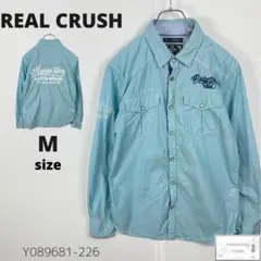 REAL CRUSH リアルクラッシュ アメカジ シャツ 長袖 コットン M