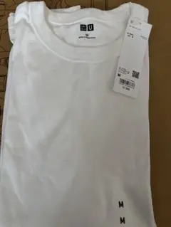 UNIQLO UクルーネックTシャツ　新品未使用タグ付　白　Mサイズ
