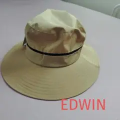 【新品】EDWIN 　ベージュ　ハット　58cm