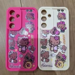 日焼けキティ Galaxys25プラスケース 2色セット