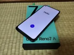 美品 Reno7a ブラック SIMフリー