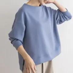 DOORS ライトダンボールニットプルオーバー　ブルー