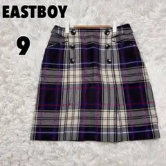 ♥EASTBOY♥ イーストボーイ (9) チェック柄 台形 スカート