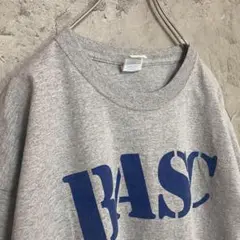 古着 BASC アメリカ輸入 Tシャツ 半袖 両面プリント XLサイズ グレー