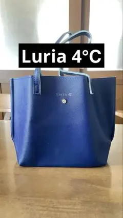 Luria 4℃ ルリアヨンドシー トートバッグ A4収納可能 肩掛け 大容量 Luria 4℃ ルリアヨンドシーナイロントートバッグ A4◎ チャーム