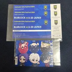 AGF2024 ブルーロック　配布物　ポストカード　チケット風カード