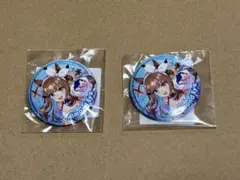 ウマ娘　公式グリッター缶バッジ　アーモンドアイ　×2